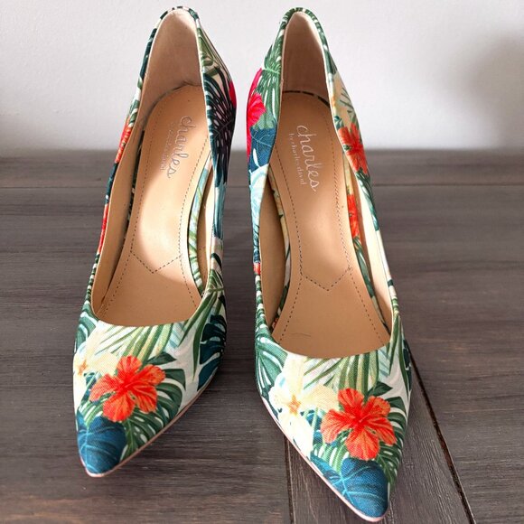 Brand New Charles by Charles David Tropical Heels - Picture 1 of 6